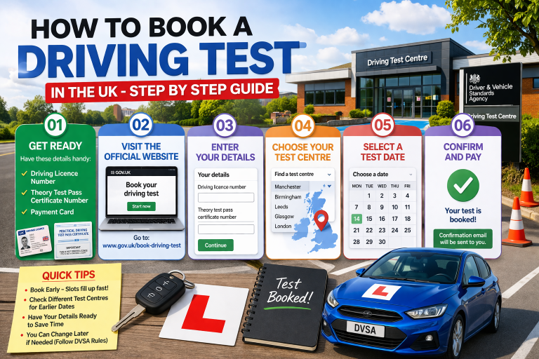 How to Book a Driving Test in the UK (Step-by-Step Guide)